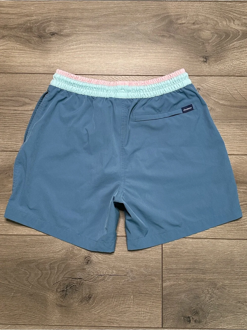 Chubbies 5.5” Gravel Roads Swim Trunks Boxer Liner Blue Size Small